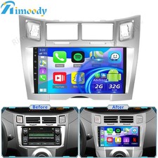 Für Toyota Yaris 2005-2012 Autoradio Android 15 Carplay GPS Navi WIFI BT 2+32GB
