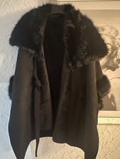 Cape Überwurf Fakefur Pelz Sehr Hochwertig OneSize
