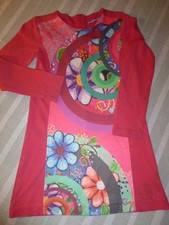 Kleid Mädchen  Kinderkleidung DESINGUAL  Gr.110 / 116  ausgefallener Chic Bw