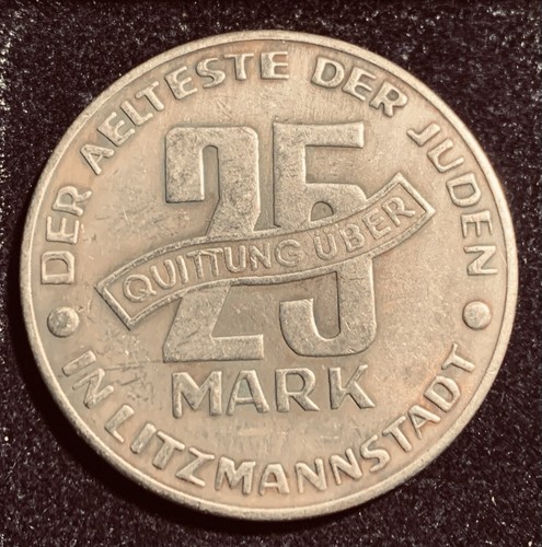 1943 łódź mark quittung - 25,