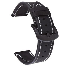 18 | 20 | 22 | 24 mm ECHTLEDER Uhrenarmband Ersatz Lederband Basic Quick Release