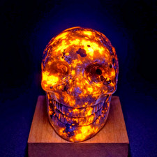 Yooperlite Crystal Skull