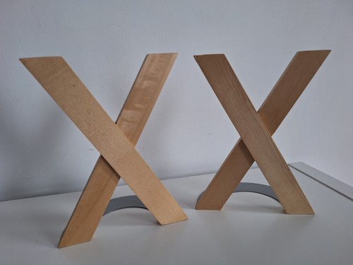 Vintage buchstützen aus - aus, holz