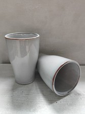 house doctor Liss Thermobecher 2er Set doppelwandig  grau rustikal