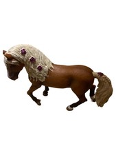 Schleich Pferd mit Blumen