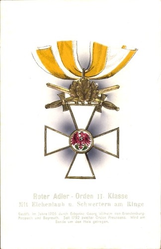 Präge roter adler orden - präge,