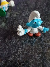 schlumpf Rohling schlafwandler teilbemalung Schlumpf sammlung Rarität selten