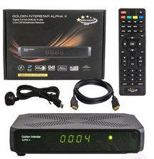 Golden Interstar ALPHA X HD SAT Receiver DVB-S2 X Multistream IPTV-Player HDTV