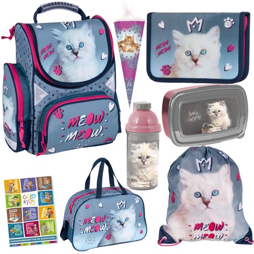 Schulranzen katze cat - schulranzen,