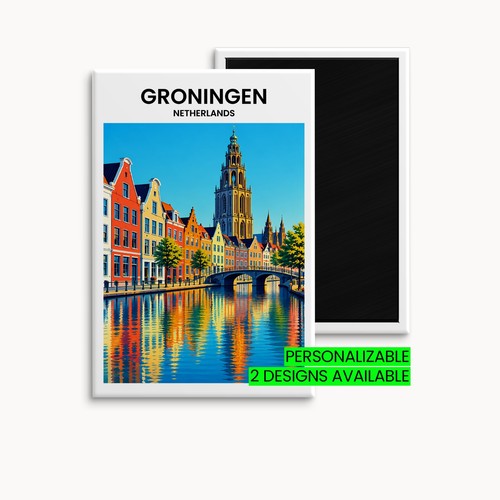 Groningen kühlschrankmagnet - groningen,