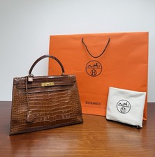 Hermès pre Kelly Bag 35 Cognac Braun Tasche Vintage Sammler