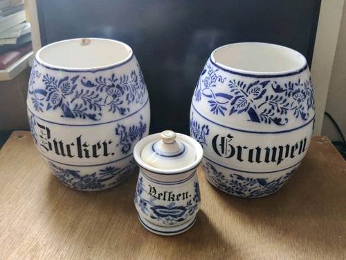Alte vorratsdosen steingut - vorratsdosen,,