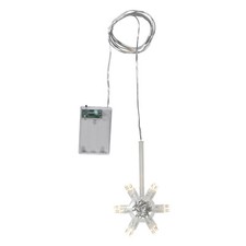 Lichterstern LIGHTY 12 warmweiße LED für Fenstersterne Papiersterne Timer