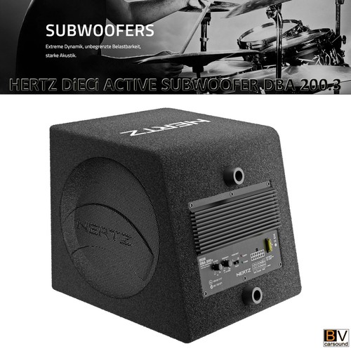 Aktiv subwoofer hertz - subwoofer, dieci