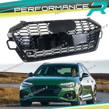 Frontgrill Wabengrill Schwarz für Audi A4/S4 B9 Limo/Avant Serie & S-Line