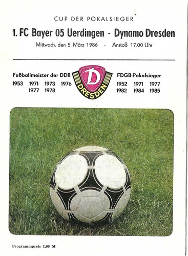 1985 dynamo dresden - 1985/86,