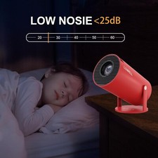 LQWELL® 4K Beamer Projektor Heimkino tragbar LED Fernbedienung NEU 1080P 180° HD