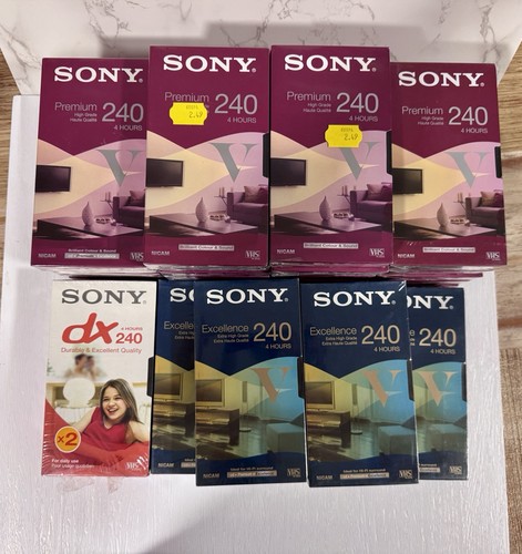 32x sony vhs leerkassetten - sony,
