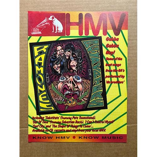 Ramones acid eaters poster - ramones,