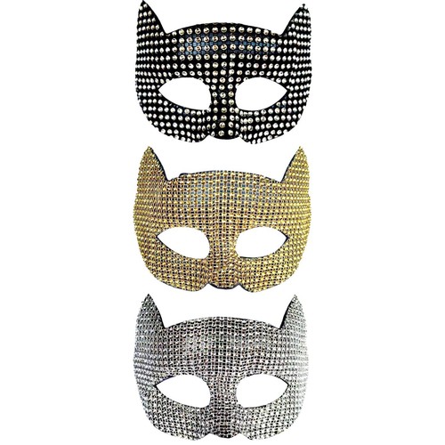Katzenmaske halbe - katzenmaske,,