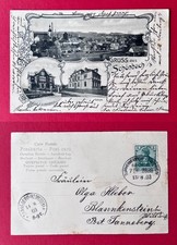 Jugendstil AK SCHÖNBACH 1903