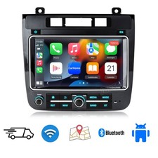 8" Android 14 Autoradio GPS NAVI Carplay SWC BT Für VW Touareg FL NF 11-17 64G