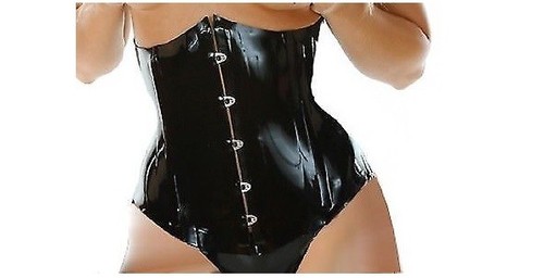 Latex gummi korsett - latex, aimee