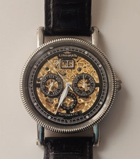 Armbanduhr LINHART Herrenuhr Skelettuhr Automatikuhr