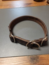 Kunstleder Halsband mit Zugstop HU 27 - 30 cm neuwertig