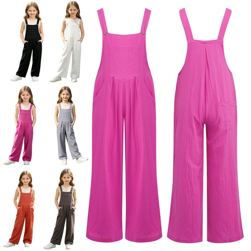 Mädchen overall seitentaschen - overall,