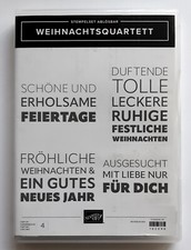 Stampin Up Stempelset "Weihnachtsquartett" - OVP !