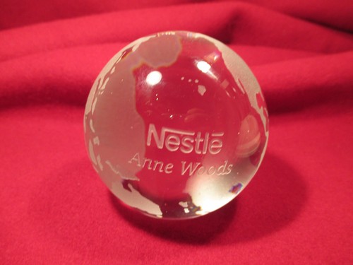 Nestle reklame weltkugel - nestle,