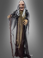 EUROPALMS Halloween Hexe Nahema, 160cm Animatronic