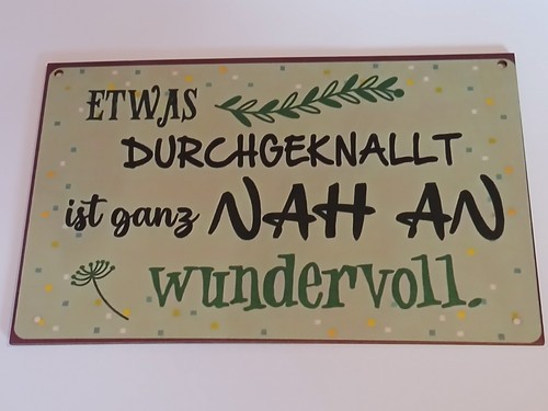 Holzschild mit spruch neu - holzschild,