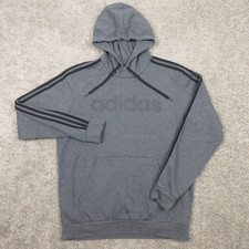Adidas Sweater Mens Large Gray