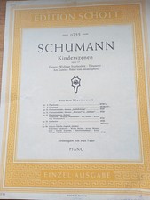 Notenblatt Edition Schott Schumann Nr. 0755 Kinderszenen op. 15 f. Piano.