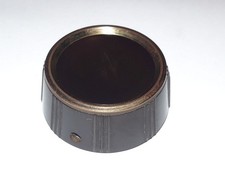 Pos 1) 1 vorderer Drehknopf aus Loewe Opta Venus-Stereo 6786W - Röhrenradio