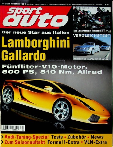 Sport auto 2003 - sport,