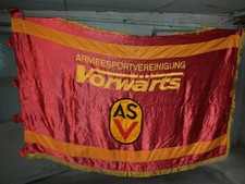 DDR Ehrenbanner Armeesportvereinigung Vorwärts Cottbus  1,85x1,15m   Seidenstoff