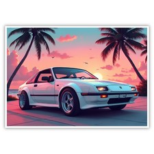 Fahrzeug Auto A4 Kunstdruck