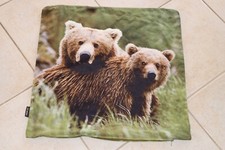 Kissenbezug grün Motiv Bären 48x48 Proflax