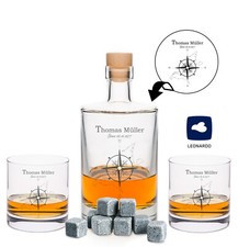 Leonardo Whiskyglas Kompass +
