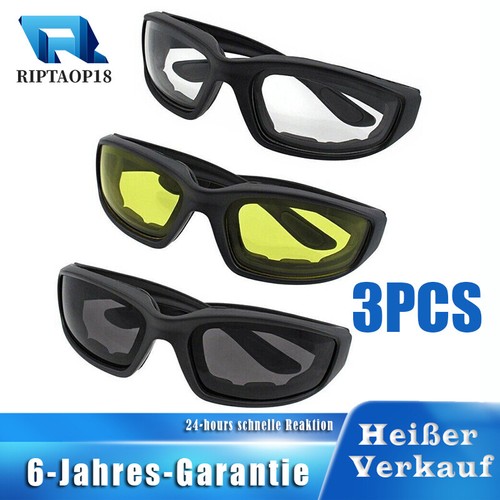3pcs motorrad reitbrille rauch - 3pcs,