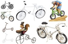 Figur Figuren Miniatur Fahrrad