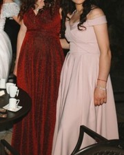 Abendkleid Ballkleid Abschlusskleid lang 36/38 rosa .