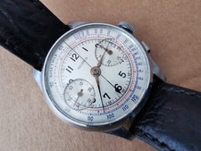 Schöner u. sehr seltener Vintage Chronograph "HELBROS" .