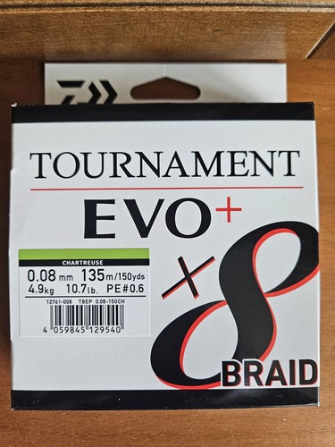 Daiwa tournament braid - x8, evo+