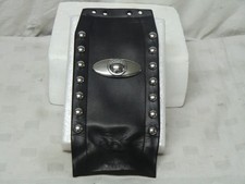 Harley-Davidson orig. Tankabdeckung Leder mit verchr. Beschlägen, Softail 00-17