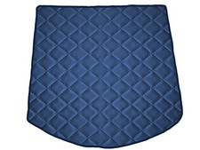 Öko Leder Kofferraumteppich für Ford Mondeo kombi KP 2007-2014, Dunkelblau x14 R