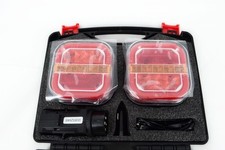 2 Stück LED Magnetfuß Kabellos Back End Rücklicht Stop Licht LKW LKW...